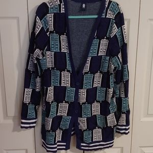 TARDIS Cardigan BBC Torrid Collection
